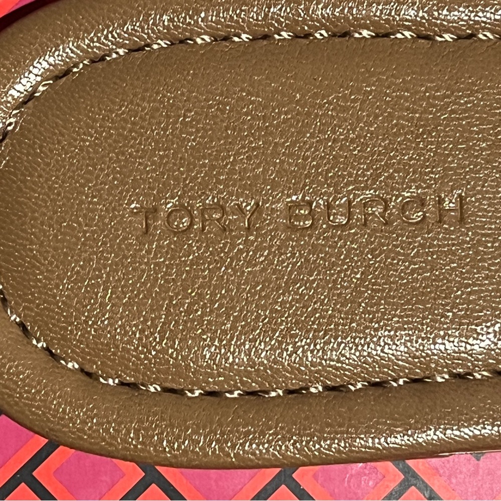 Tory Burch Women’s Miller Leather Sandals Almond Flour Size 10 - Picture 12 of 16